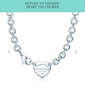 Return to Tiffany heart tag chocker